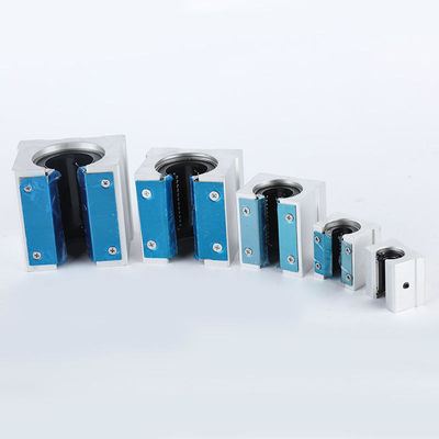 Round Linear Bearing Slide Unit Aluminum Alloy Linear Motion Block Precision