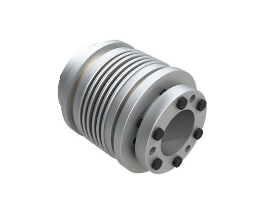 High Precision Shaft Coupler Silver Flex Shaft Bellows Coupling Customized