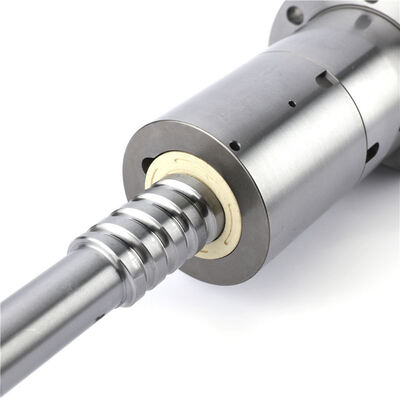 Full stroke precision grinding ensures smooth operation the ground ball screw remains undeformed under heavy loads